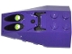 Part No: 43712pb042  Name: Wedge 6 x 4 Triple Curved with Lime Jet Engines, Filler Cap, Dark Purple Panels and Bolts Pattern (Sticker) - Set 70128