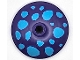 Lot ID: 413389519  Part No: 43898pb013  Name: Dish 3 x 3 Inverted (Radar) with Medium Azure Mushroom Spots Pattern