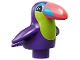 Part No: 43909pb01  Name: Duplo Bird Toucan with Lime Chest and Dark Pink Beak Pattern