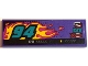 Part No: 69729pb252L Name: Tile 2 x 6 with Black Stripe, Bright Light Orange and Magenta Flames and Dark Turquoise '94' Pattern Model Left Side (Sticker) – Set 76935 Part No: 69729pb252L Name: Tile 2 x 6 with Black Stripe, Bright Light Orange and Magenta Flames and Dark Turquoise '94' Pattern Model Left Side (Sticker) – Set 76935