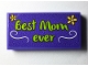 Part No: 87079pb0969 Name: Tile 2 x 4 with Lime 'Best Mom ever', White Filigree, Yellow Flowers Pattern (Sticker) - Set 40385 Part No: 87079pb0969 Name: Tile 2 x 4 with Lime 'Best Mom ever', White Filigree, Yellow Flowers Pattern (Sticker) - Set 40385