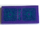 Part No: 87079pb1669 Name: Tile 2 x 4 with Rug with Dark Turquoise Geometric Floral Pattern (Sticker) - Set 41684 Part No: 87079pb1669 Name: Tile 2 x 4 with Rug with Dark Turquoise Geometric Floral Pattern (Sticker) - Set 41684
