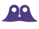 Part No: 88686  Name: Minifigure Cape Cloth, Pointed Collar