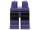 Part No: 970c11pb24  Name: Hips and Black Legs with Dark Purple Boots Pattern