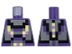 Part No: 973pb6198 Name: Torso Pixelated Dark Silver, Black, Bright Light Yellow, and Medium Lavender Armor Pattern Part No: 973pb6198 Name: Torso Pixelated Dark Silver, Black, Bright Light Yellow, and Medium Lavender Armor Pattern