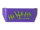 Part No: 98834pb21  Name: Vehicle, Spoiler with Bar Handle with Lime 'HA HA HA' Pattern (Sticker) - Set 76159