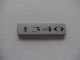 Part No: 2431pb0067 Name: Tile 1 x 4 with '1340' Pattern (Sticker) - Set 10022/10025 Part No: 2431pb0067 Name: Tile 1 x 4 with '1340' Pattern (Sticker) - Set 10022/10025
