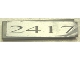 Part No: 2431pb0068 Name: Tile 1 x 4 with '2417' Pattern (Sticker) - Set 10022/10025 Part No: 2431pb0068 Name: Tile 1 x 4 with '2417' Pattern (Sticker) - Set 10022/10025
