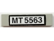 Part No: 2431pb0825 Name: Tile 1 x 4 with 'MT 5563' Pattern (Sticker) - Set 5563 Part No: 2431pb0825 Name: Tile 1 x 4 with 'MT 5563' Pattern (Sticker) - Set 5563