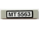 Part No: 2431pb825  Name: Tile 1 x 4 with 'MT 5563' Pattern (Sticker) - Set 5563