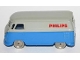 Part No: 258pb04  Name: HO Scale, VW Van with Blue Base and 'PHILIPS' Pattern