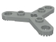 Part No: 2712  Name: Technic, Plate Rotor 3 Blade with Toothed Ends and 3 Studs (Propeller)