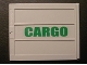Part No: 2874pb02L  Name: Door Sliding - Type 2 with Green 'CARGO' Pattern Left Side (Sticker) - Set 4512
