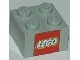 Lot ID: 79505627  Part No: 3003pb012  Name: Brick 2 x 2 with Lego Logo in Red Square Pattern