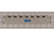 Part No: 3008pb100  Name: Brick 1 x 8 with Train Logo Blue Pattern (Sticker) - Sets 4558 / 10001