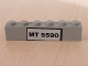 Part No: 3009pb066  Name: Brick 1 x 6 with Black 'MT 5590' Pattern (Sticker) - Set 5590