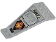 Part No: 30119pb01  Name: Wing Plate Bi-level 8 x 4 and 2 x 3 1/3 Down with Silver/Orange/Black UFO Logo Pattern