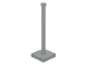Part No: 30256  Name: Support 2 x 2 x 5 Bar on Tile Base with Solid Stud and Stop Ring
