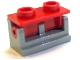 Part No: 3937c11  Name: Hinge Brick 1 x 2 with Red Top Plate (3937 / 3938)