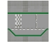 Part No: 425p01  Name: Baseplate, Road 32 x 32 3 Lane with Race Track Checkered Pattern