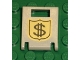 Part No: 4346pb03  Name: Container, Box 2 x 2 x 2 Door with Slot with Money on Badge Pattern