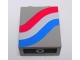 Part No: 4864apx11  Name: Panel 1 x 2 x 2 - Solid Studs with Curved Red, White and Blue Stripes Pattern Right