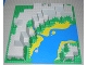 Part No: 6024px2  Name: Baseplate, Raised 32 x 32 Canyon with Blue and Yellow Stream Pattern