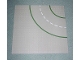 Part No: 609p01  Name: Baseplate, Road 32 x 32 9-Stud Curve with Road Pattern