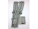 Lot ID: 367302111  Part No: 73696c02  Name: Train, Track 12V Switch Point Right with Light Gray Base, Type 2 - Track Only