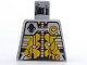 Lot ID: 279864258  Part No: 973px132  Name: Torso Space UFO Silver and Gold Circuitry Pattern
