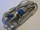Part No: x466ac200  Name: Electric, Wire 12V / 4.5V with three Leads, with Blue Male and Female Connectors, 200cm long