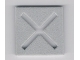 Part No: x604  Name: Foam Racers, Cone Base 6 x 6 with 'X' Cutout