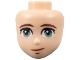 Lot ID: 386908787  Part No: 101247  Name: Mini Doll, Head Friends with Reddish Brown Eyebrows, Sand Green Eyes, and Lopsided Grin Pattern