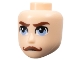 Lot ID: 405270960  Part No: 101829  Name: Mini Doll, Head Friends Male Large with Reddish Brown Eyebrows and Moustache, and Bright Light Blue Eyes Pattern