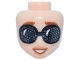 Part No: 112372 Name: Mini Doll, Head Friends with Dark Orange Eyebrows, Black Goggles with Silver Dots, Nougat Lips and Freckles, and Open Mouth Smile with Teeth Pattern Part No: 112372 Name: Mini Doll, Head Friends with Dark Orange Eyebrows, Black Goggles with Silver Dots, Nougat Lips and Freckles, and Open Mouth Smile with Teeth Pattern