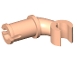 Part No: 28660  Name: Arm and Hand Short with Pin - Vertical Grip