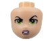 Lot ID: 131549659  Part No: 29472  Name: Mini Doll, Head Friends with Angry Eyebrows, Lime Eyes, Gritted Teeth Pattern (Lena Luthor)