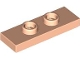 Lego part: Plate, Modified 1 x 3 with 2 Studs (Double Jumper)