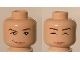 Part No: 3626bpb0210  Name: Minifigure, Head Dual Sided Female with Awake / Asleep Pattern (HP Hermione) - Blocked Open Stud