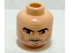 Part No: 3626bpb0317  Name: Minifigure, Head Male Thick Eyebrows, Brown Eyes, Five O'Clock Shadow Stubble Pattern (SW Captain Rex) - Blocked Open Stud