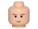 Part No: 3626bps2  Name: Minifigure, Head Male SW Brown Eyebrows and Chin Dimple Pattern - Blocked Open Stud