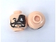 Part No: 3626cpb0421  Name: Minifigure, Head Beard, Moustache, Large Eye Patch, Determined Expression Pattern - Hollow Stud