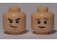 Part No: 3626cpb0491  Name: Minifigure, Head Dual Sided HP Draco Smirking / Troubled Pattern - Hollow Stud