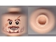 Lot ID: 204103095  Part No: 3626cpb0599  Name: Minifigure, Head Moustache Brown, Scratches/Scars across Face Pattern (HP Professor Lupin) - Hollow Stud