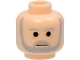 Part No: 3626pb0263  Name: Minifigure, Head Beard with SW Gray Beard and Eyebrows, Lines under Eyes, Furrowed Brow Pattern