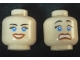 Part No: 3626pb0386 Name: Minifigure, Head Dual Sided Female Blue Eyes, Scared / Smile Open Mouth Pattern Part No: 3626pb0386 Name: Minifigure, Head Dual Sided Female Blue Eyes, Scared / Smile Open Mouth Pattern