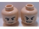 Part No: 3626pb0636 Name: Minifigure, Head Dual Sided Black Eyebrows, Cheek Lines, Frown / Determined Pattern (Superman) Part No: 3626pb0636 Name: Minifigure, Head Dual Sided Black Eyebrows, Cheek Lines, Frown / Determined Pattern (Superman)