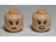 Part No: 3626pb0813  Name: Minifigure, Head Dual Sided Female LotR Tauriel, Freckles, Calm / Angry, Bared Teeth Pattern