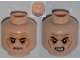 Part No: 3626pb0904  Name: Minifigure, Head Dual Sided Sunken Eyes, Black Eyebrows, Wrinkles, Frown / Angry Pattern