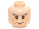 Part No: 3626pb1430  Name: Minifigure, Head LotR Gandalf Thick Gray Eyebrows, Cheek Lines and Wrinkles Pattern